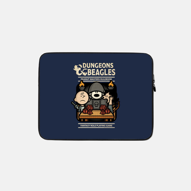 Dungeons and Beagles-none zippered laptop sleeve-jrberger