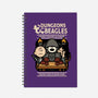 Dungeons and Beagles-none dot grid notebook-jrberger