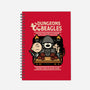 Dungeons and Beagles-none dot grid notebook-jrberger