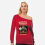 Dungeons and Beagles-womens off shoulder sweatshirt-jrberger