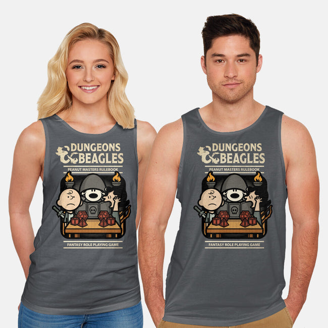 Dungeons and Beagles-unisex basic tank-jrberger