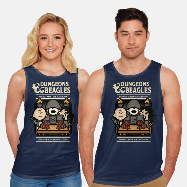 Dungeons and Beagles-unisex basic tank-jrberger
