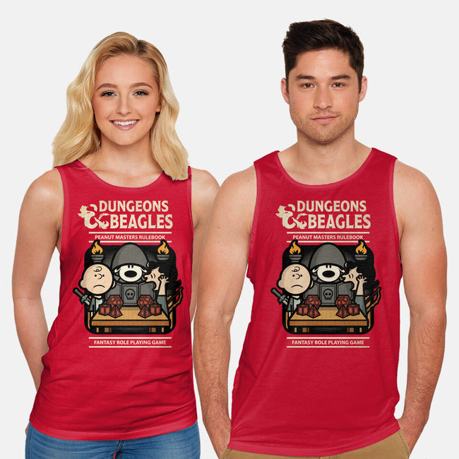 Dungeons and Beagles-unisex basic tank-jrberger
