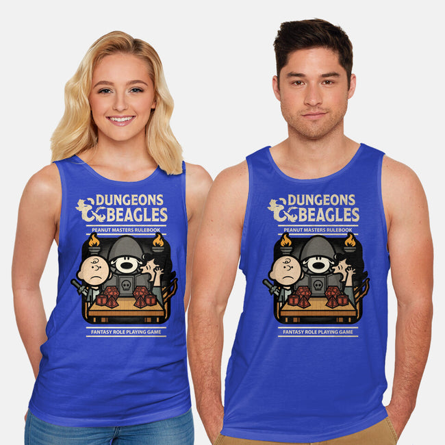 Dungeons and Beagles-unisex basic tank-jrberger