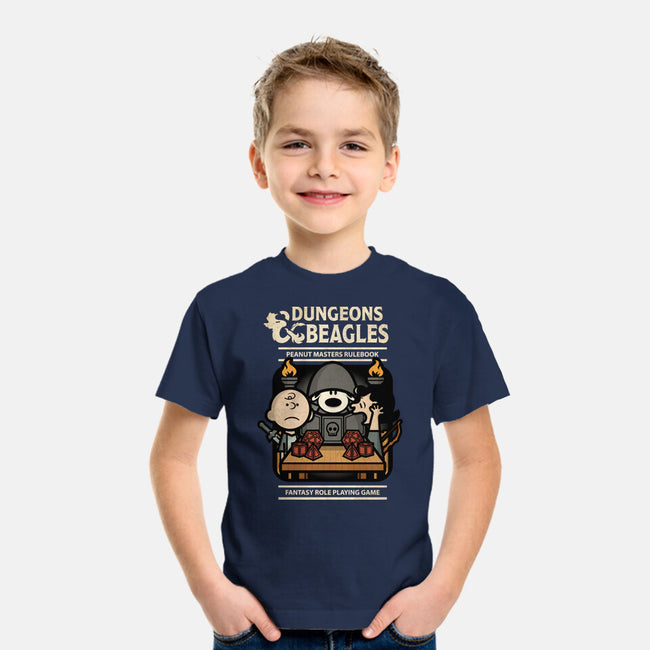Dungeons and Beagles-youth basic tee-jrberger
