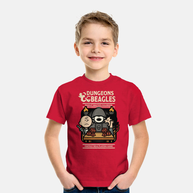 Dungeons and Beagles-youth basic tee-jrberger