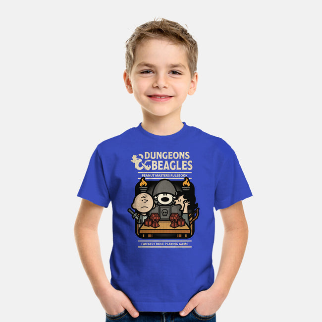 Dungeons and Beagles-youth basic tee-jrberger