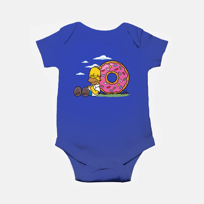 Homernuts-baby basic onesie-Barbadifuoco