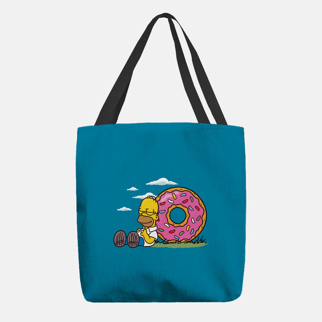 Homernuts-none basic tote bag-Barbadifuoco