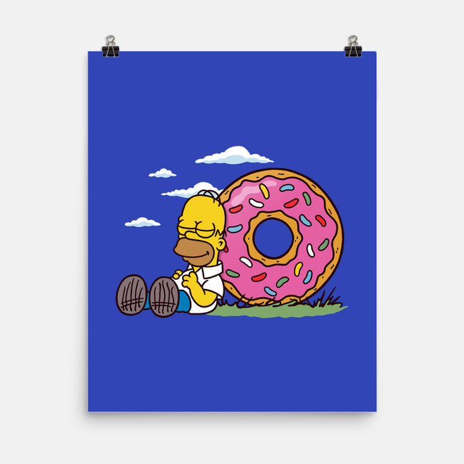 Homernuts-none matte poster-Barbadifuoco