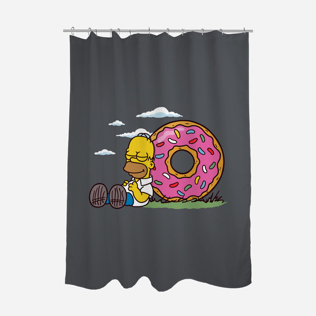 Homernuts-none polyester shower curtain-Barbadifuoco