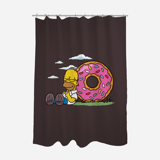 Homernuts-none polyester shower curtain-Barbadifuoco