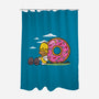 Homernuts-none polyester shower curtain-Barbadifuoco