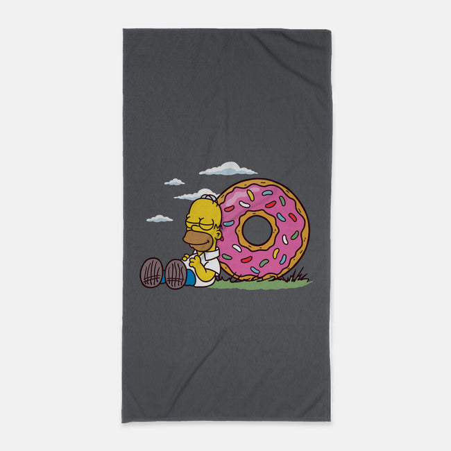 Homernuts-none beach towel-Barbadifuoco