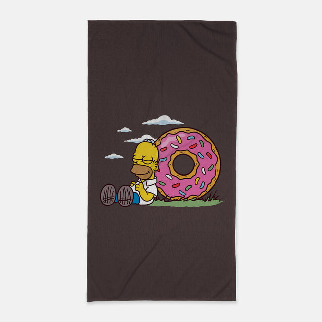 Homernuts-none beach towel-Barbadifuoco