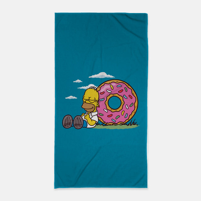 Homernuts-none beach towel-Barbadifuoco