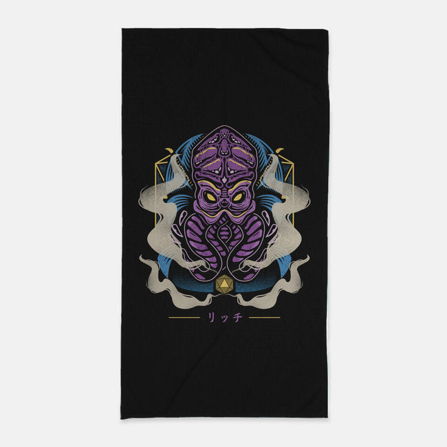 Psionic Aberration-none beach towel-Logozaste