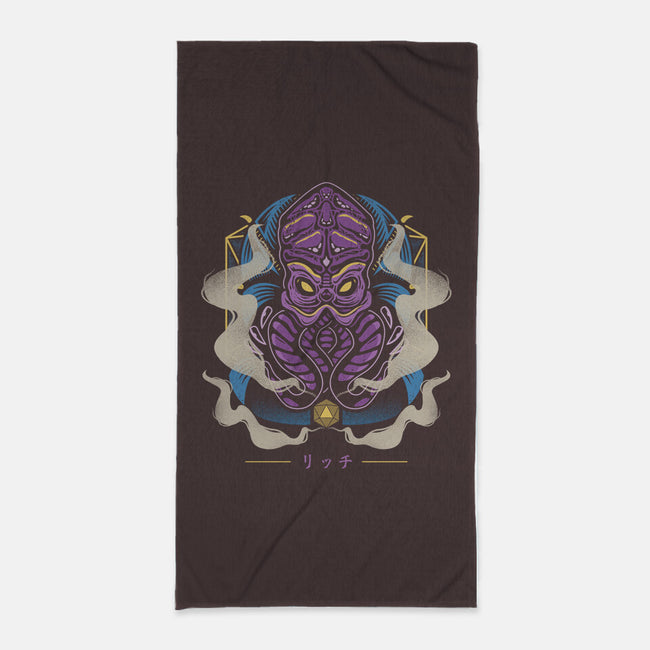 Psionic Aberration-none beach towel-Logozaste