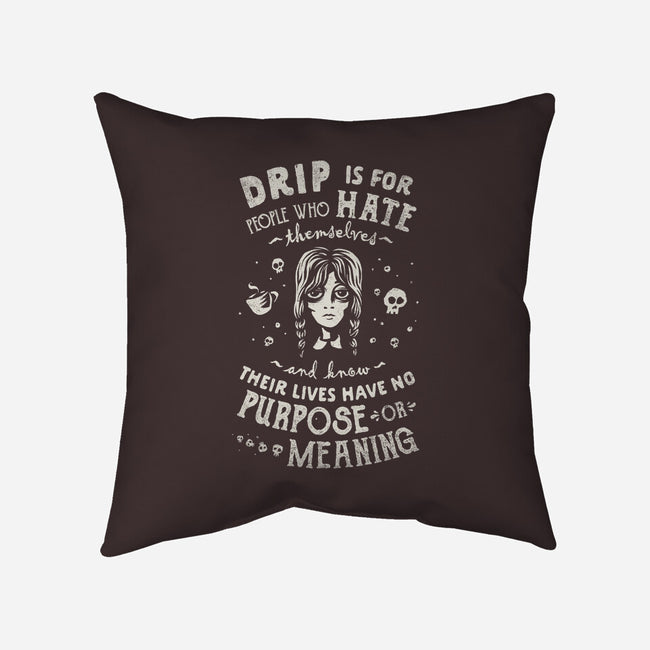 Quad Over Ice-none removable cover w insert throw pillow-kg07