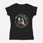 As If We Have A Choice-womens v-neck tee-momma_gorilla