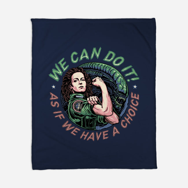 As If We Have A Choice-none fleece blanket-momma_gorilla