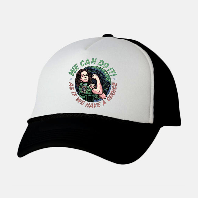 As If We Have A Choice-unisex trucker hat-momma_gorilla