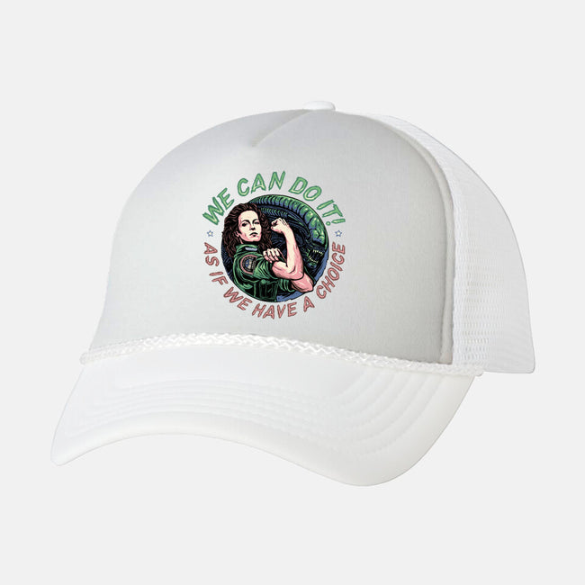 As If We Have A Choice-unisex trucker hat-momma_gorilla