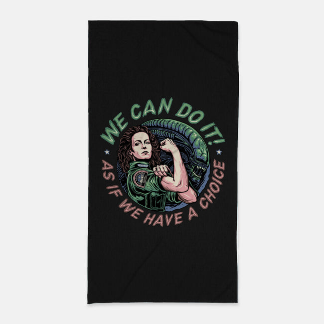 As If We Have A Choice-none beach towel-momma_gorilla