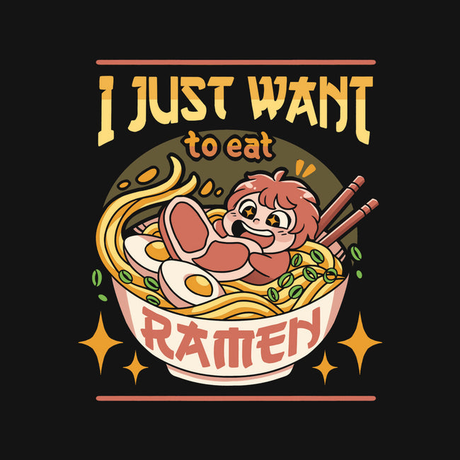 Just Want Ramen-none adjustable tote bag-Zaia Bloom