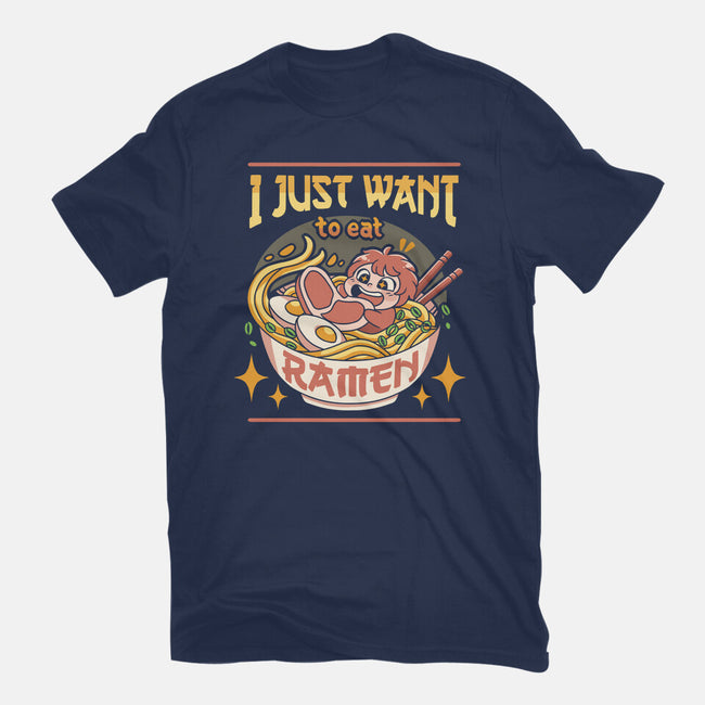 Just Want Ramen-womens basic tee-Zaia Bloom
