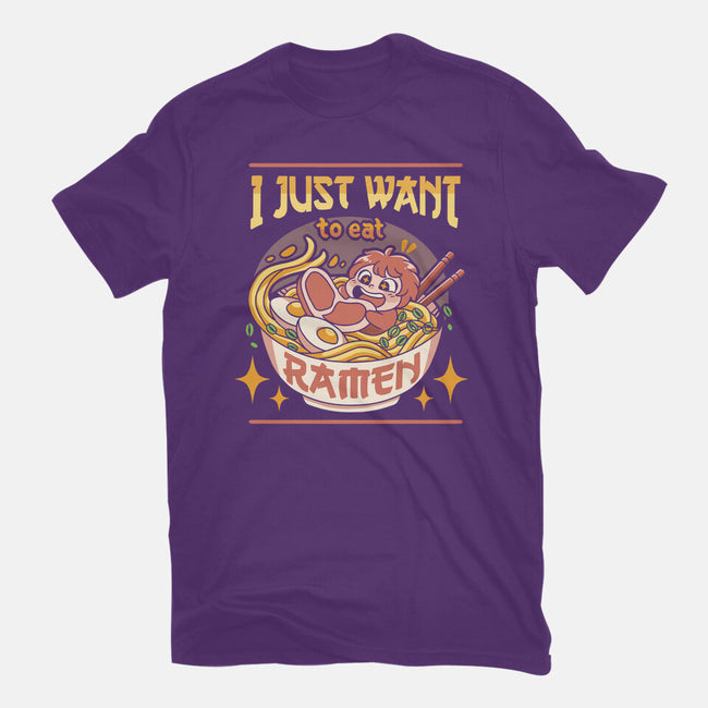 Just Want Ramen-womens basic tee-Zaia Bloom