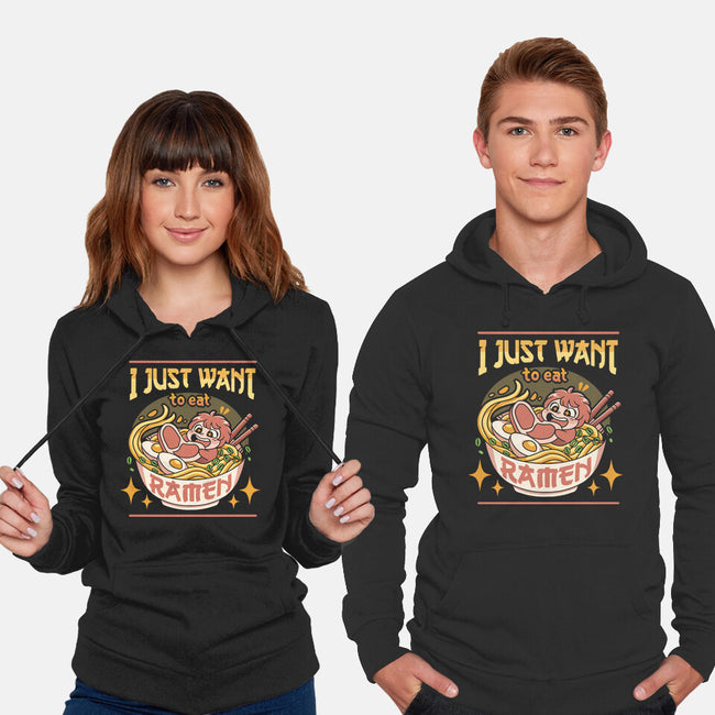 Just Want Ramen-unisex pullover sweatshirt-Zaia Bloom