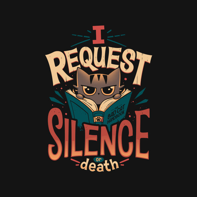 I Request Silence-none stretched canvas-Snouleaf