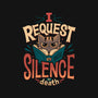 I Request Silence-womens off shoulder sweatshirt-Snouleaf