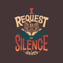 I Request Silence-none dot grid notebook-Snouleaf