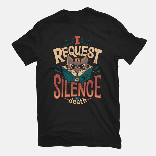 I Request Silence-womens basic tee-Snouleaf