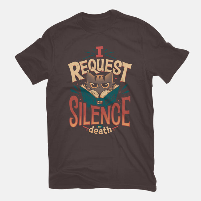 I Request Silence-womens basic tee-Snouleaf