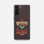 I Request Silence-samsung snap phone case-Snouleaf