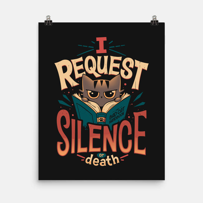 I Request Silence-none matte poster-Snouleaf
