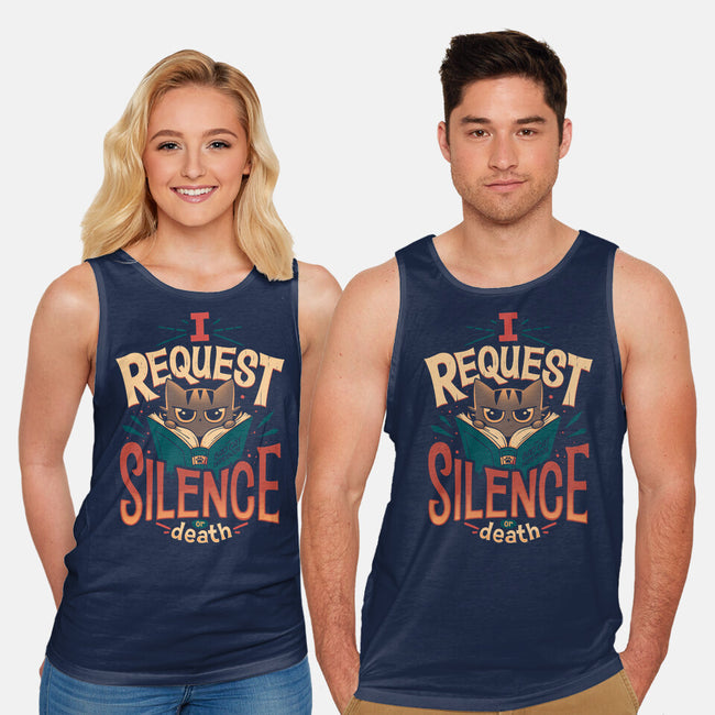 I Request Silence-unisex basic tank-Snouleaf