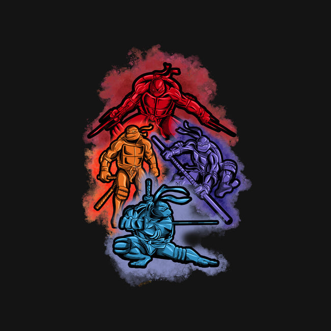 Colorful Turtles-unisex pullover sweatshirt-nickzzarto