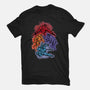 Colorful Turtles-womens fitted tee-nickzzarto