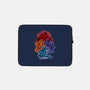 Colorful Turtles-none zippered laptop sleeve-nickzzarto