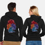 Colorful Turtles-unisex zip-up sweatshirt-nickzzarto