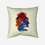 Colorful Turtles-none removable cover w insert throw pillow-nickzzarto