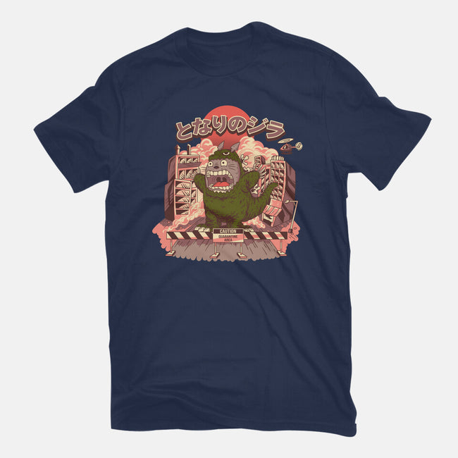 My Neighbor Zilla Kaiju-womens basic tee-daizzystudio