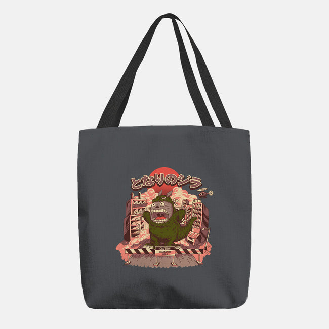 My Neighbor Zilla Kaiju-none basic tote bag-daizzystudio