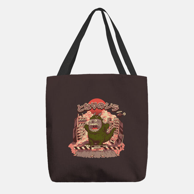 My Neighbor Zilla Kaiju-none basic tote bag-daizzystudio