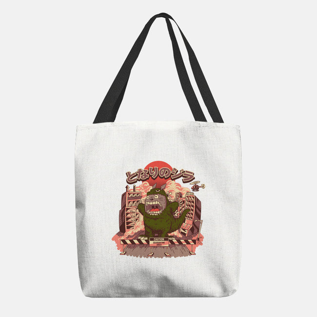 My Neighbor Zilla Kaiju-none basic tote bag-daizzystudio