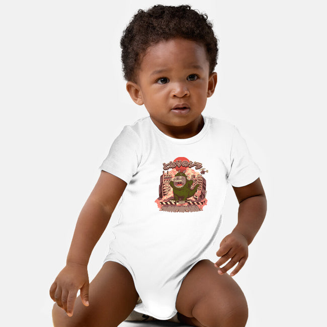 My Neighbor Zilla Kaiju-baby basic onesie-daizzystudio